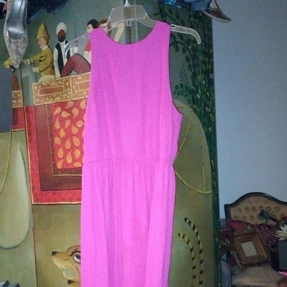 Everly Vibrant Pink Maxi Dress